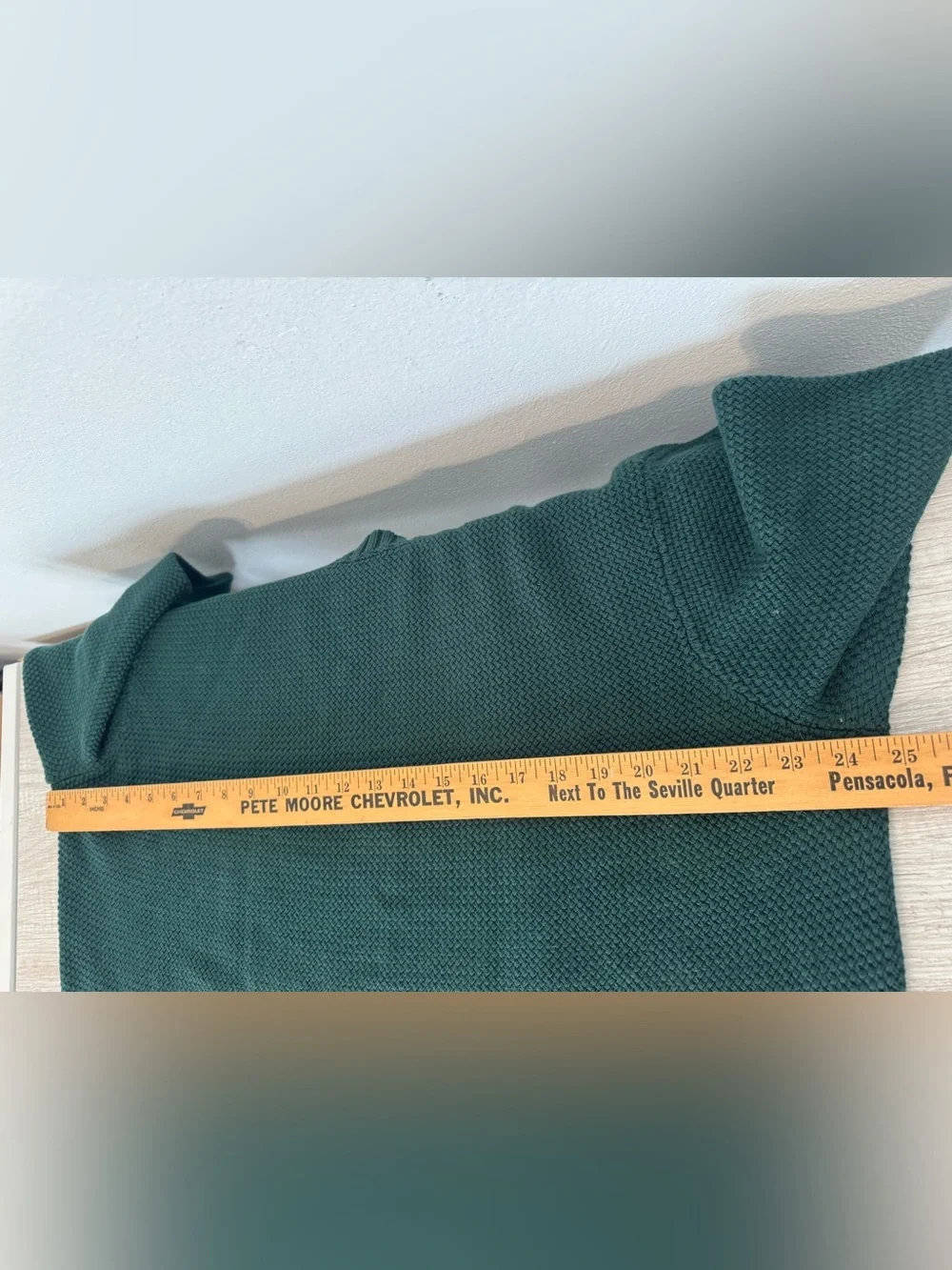 J.Crew Basket Stitch Cotton Crewneck Sweater Green Textured Knit Coastal XL